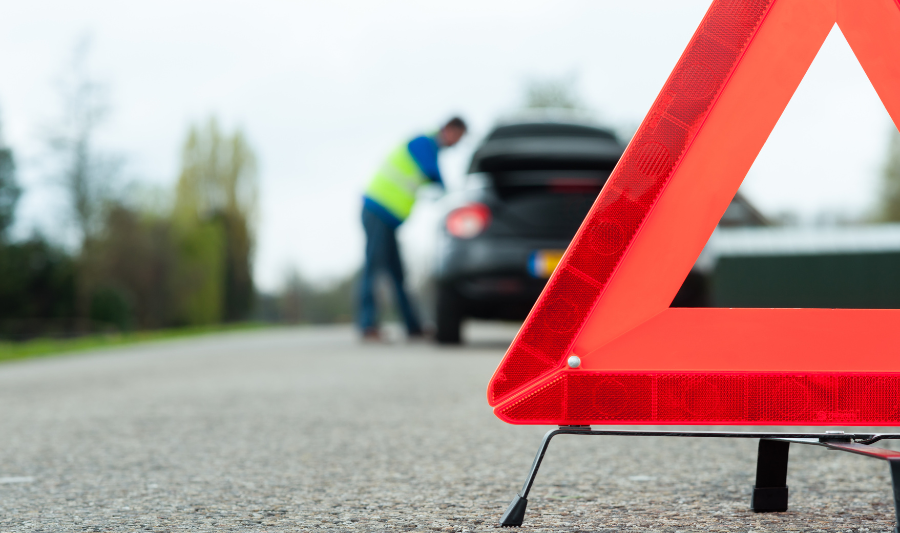 Awaria auta na drodze