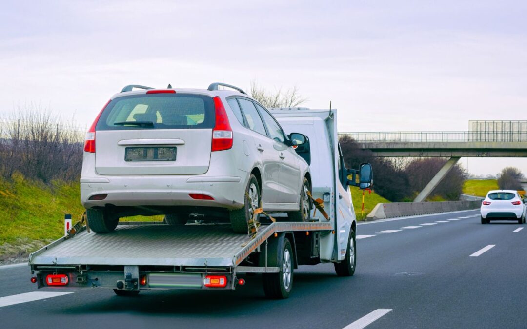 Przejazd lawetą autostardą