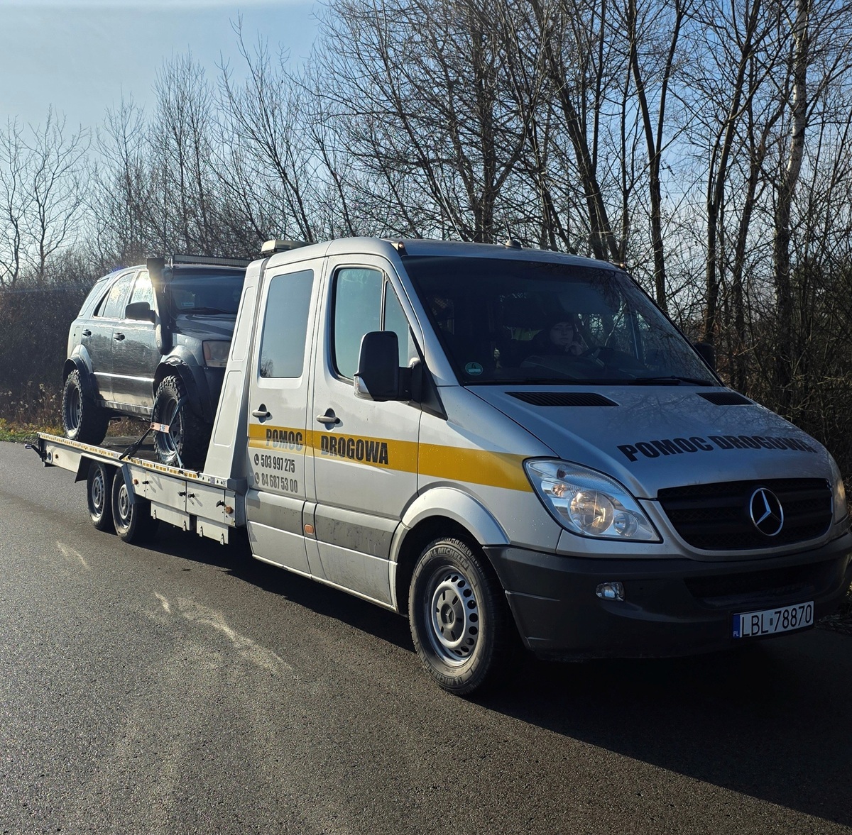 Pomoc drogowa - holowanie - Aleksandrów